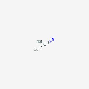 molecular formula CCuN B12059928 azanylidyne(113C)methane;copper(1+) 