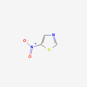 molecular formula C3H2N2O2S B1205993 5-硝基噻唑 CAS No. 14527-46-9