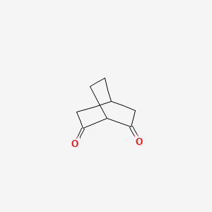 molecular formula C8H10O2 B1205994 双环[2.2.2]辛烷-2,6-二酮 CAS No. 38231-60-6