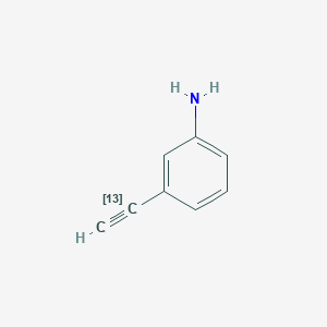 molecular formula C8H7N B12060020 3-(113C)ethynylaniline CAS No. 286013-02-3