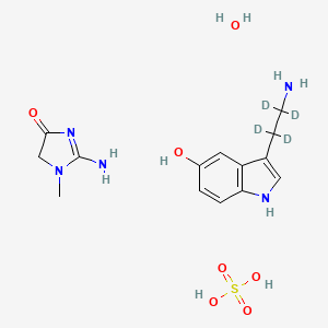 5-Hydroxytryptamine-d4 creatinine sulfate monohydrate