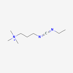 molecular formula C9H20N3+ B12060082 CID 122243 