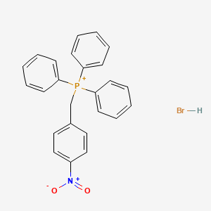 molecular formula C25H22BrNO2P+ B12060092 (4-nitrophenyl)methyl-triphenylphosphanium;hydrobromide 