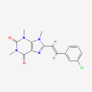 1,3,7-Trimethyl-8-(3-chlorostyryl)xanthine