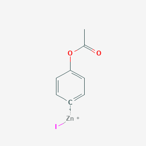 molecular formula C8H7IO2Zn B12060109 4-Acetoxyphenylzinc iodide 