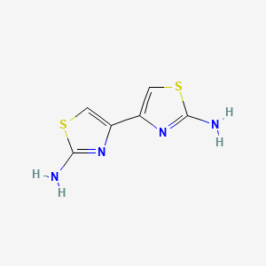 molecular formula C6H6N4S2 B1206011 2,2'-Diamino-4,4'-bithiazole CAS No. 58139-59-6