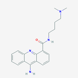 B1206012 9-Amino-(N-(2-dimethylamino)butyl)acridine-4-carboxamide CAS No. 91549-79-0