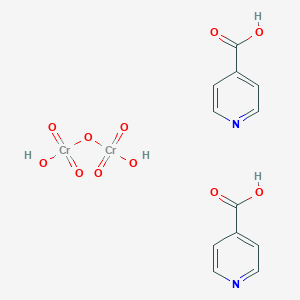 molecular formula C12H12Cr2N2O11 B12060140 hydroxy-(hydroxy(dioxo)chromio)oxy-dioxochromium;pyridine-4-carboxylic acid 