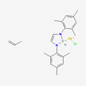 Allyl[1,3-bis(mesityl)imidazol-2-ylidene]palladium chloride