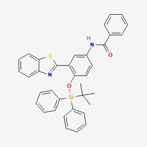 N-[3-(2-Benzothiazolyl)-4-(tert-butyldiphenylsilyloxy)phenyl]benzamide