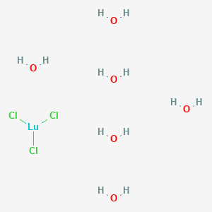 molecular formula Cl3H12LuO6 B12060590 Lutetium(III) chloride hexahydrate 