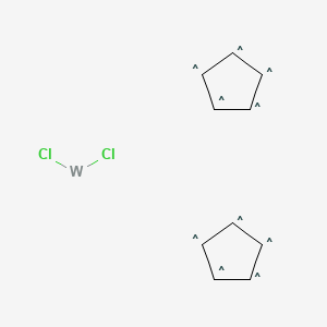 molecular formula C10H10Cl2W B12060592 Bis(cyclopentadienyl)tungsten(IV) dichloride, 97% 