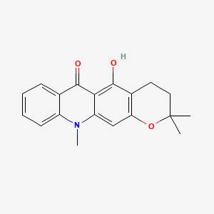 molecular formula C19H19NO3 B1206060 3,4-Dihydroisonoracronycine CAS No. 50868-43-4