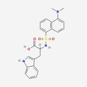 molecular formula C23H23N3O4S B12060623 Dansyl-dl-tryptophane 