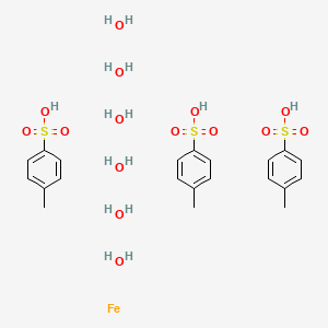 molecular formula C21H36FeO15S3 B12060716 Iron(III) p-toluenesulfonate hexahydrate, technical grade 