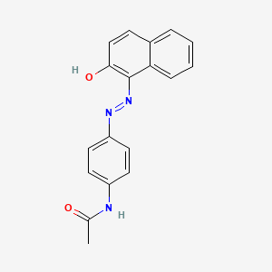 molecular formula C18H15N3O2 B1206081 N-(4-((2-Hydroxy-1-naphthalenyl)azo)phenyl)acetamide CAS No. 87563-41-5