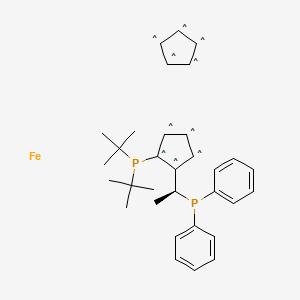 (S)-1-[(R)-2-(Di-tert.-butylphosphino)ferrocenyl]ethyldiphenylphosphine