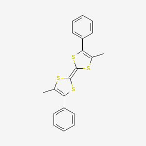 molecular formula C20H16S4 B12060884 4,4'-Dimethyl-5,5' diphenyltetrathiafulvalene 