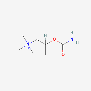 molecular formula C7H17N2O2+ B1206090 贝坦胆碱 CAS No. 674-38-4