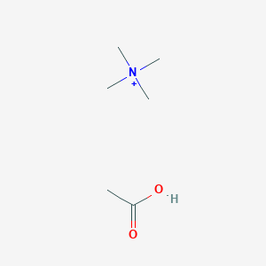 molecular formula C6H16NO2+ B12061030 Acetic acid; tetramethylammonium ion 