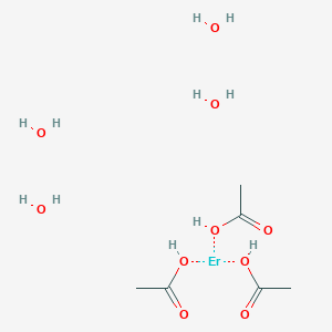 molecular formula C6H20ErO10 B12061041 Erbium acetate hydrate 