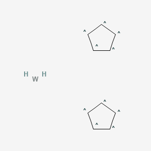 molecular formula C10H12W B12061071 Bis(cyclopentadienyl)tungsten(IV) dihydride 