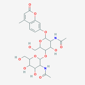 molecular formula C26H34N2O13 B12061090 4-Methylumbelliferyl N,N-diacetyl-beta-D-chitobioside 