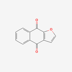 molecular formula C12H6O3 B1206112 萘并[2,3-b]呋喃-4,9-二酮 CAS No. 5656-82-6
