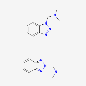 1-(1H-Benzo[d][1,2,3]triazol-1-yl)-N,N-dimethylmethanamine--1-(2H-benzo[d][1,2,3]triazol-2-yl)-N,N-dimethylmethanamine