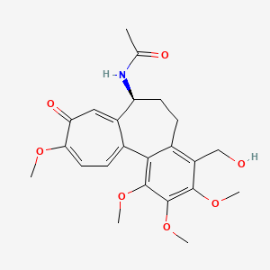 molecular formula C23H27NO7 B1206116 4-(Hydroxymethyl)colchicine CAS No. 3986-03-6