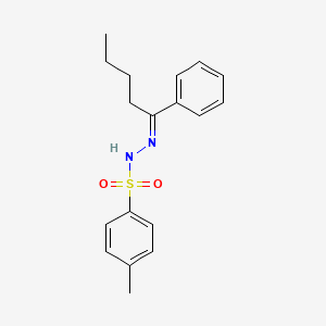 molecular formula C18H22N2O2S B12061166 Valerophenone P-toluenesulfonylhydrazone 