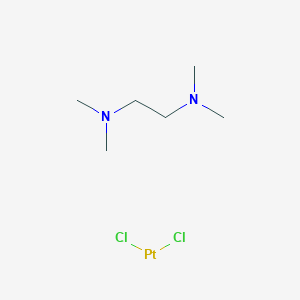 molecular formula C6H16Cl2N2Pt B12061226 Dichloro(tetramethylethylenediamine)platinum CAS No. 18957-89-6