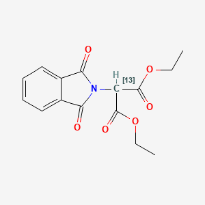 molecular formula C15H15NO6 B12061250 Diethyl 2-phthalimidomalonate-2-13C CAS No. 1007459-54-2