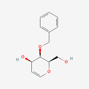 molecular formula C13H16O4 B12061323 4-O-Benzyl-D-galactal 