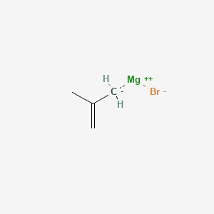 molecular formula C4H7BrMg B12061329 2-Methyl-2-propenylmagnesium bromide 