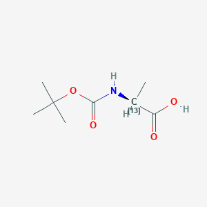 molecular formula C8H15NO4 B12061331 Boc-L-Ala-OH-2-13C 