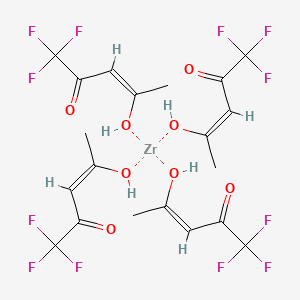 molecular formula C20H20F12O8Zr B12061416 Tetrakis(trifluoro-2,4-pentanedionato)zirconium(IV) 