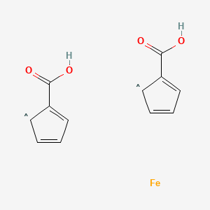 molecular formula C12H10FeO4 B12061427 1,1'-Biscarboxylferrocene 