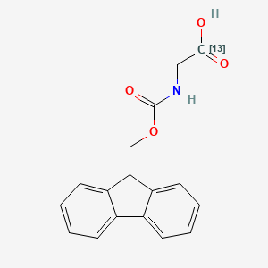 molecular formula C17H15NO4 B12061562 Fmoc-Gly-OH-1-13C 