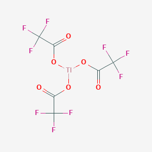 molecular formula C6F9O6Tl B12061593 Trifluoroacetic acid thallium(iii)salt 