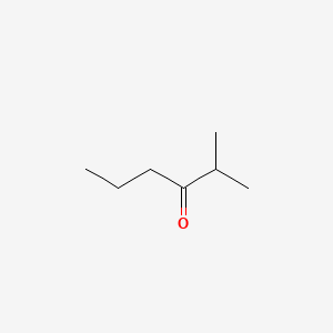 molecular formula C7H14O B1206162 2-Methyl-3-hexanone CAS No. 7379-12-6