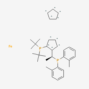 (1S)-1-[Bis(tert-butyl)phosphino]-2-[(1S)-1-[bis(2-methylphenyl)phosphino]ethyl]ferrocene