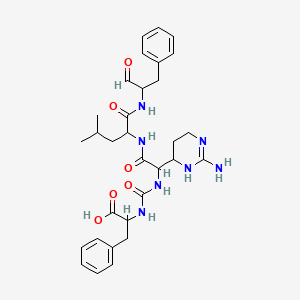 molecular formula C31H41N7O6 B1206166 Chymostatin CAS No. 51759-76-3