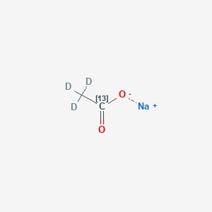 molecular formula C2H3NaO2 B12061685 Sodium Acetate-13C,D3 