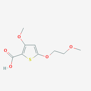 3-Methoxy-5-(2-methoxyethoxy)thiophene-2-carboxylic acid