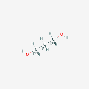 molecular formula C3H8O2 B12061714 (1,2,3-13C3)propane-1,3-diol CAS No. 285138-88-7