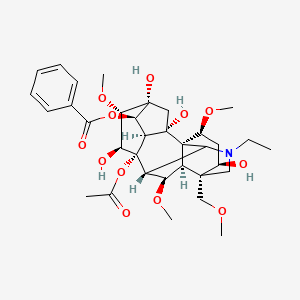 molecular formula C34H47NO12 B1206174 乌头碱 