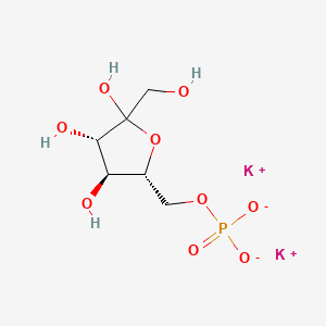 molecular formula C6H11K2O9P B12061749 Potassium ((2R,3S,4S)-3,4,5-trihydroxy-5-(hydroxymethyl)tetrahydrofuran-2-yl)methyl phosphate 