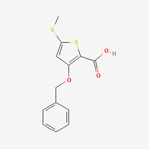 3-(Benzyloxy)-5-(methylthio)thiophene-2-carboxylic acid