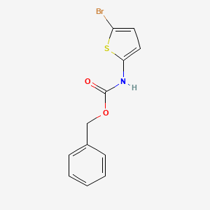 molecular formula C12H10BrNO2S B12061796 Benzyl (5-bromothiophen-2-yl)carbamate 